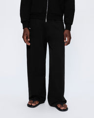 Mens 365 Heavyweight Straight Leg Track Pants—Black