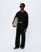 Mens 365 Heavyweight Straight Leg Track Pants—Black
