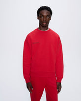 Mens 365 Heavyweight Sweatshirt—Goji Red