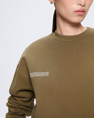 Womens 365 Heavyweight Sweatshirt—Soil Brown