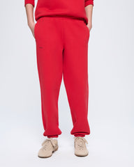 Womens 365 Heavyweight Track Pants—Goji Red