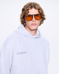 Mens 365 Midweight Hoodie—grey marl