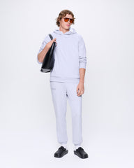 Mens 365 Midweight Hoodie—grey marl