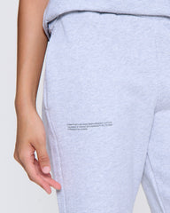 Womens 365 Midweight Long Shorts—grey marl
