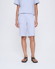 Womens 365 Midweight Long Shorts—grey marl