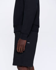 Mens 365 Midweight Long Shorts—black