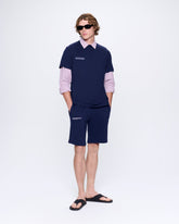 Mens 365 Midweight Long Shorts—navy