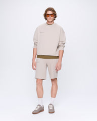 Mens 365 Midweight Long Shorts—stone