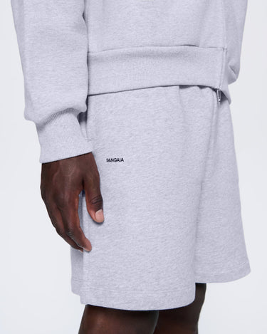 Mens 365 Midweight Mid Length Shorts—grey marl