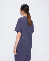 Womens 365 Midweight T-Shirt—Slate Blue