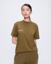 Womens 365 Midweight T-shirt—Soil Brown