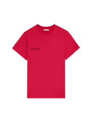 Womens 365 Midweight T-shirt—Goji red