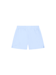 Womens Cotton Poplin Shorts—Wildflower Blue