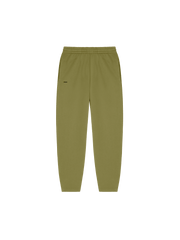 Mens Heavyweight Barrel-Leg Track Pants—highland green