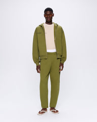 Mens Heavyweight Zipped Hoodie—highland green
