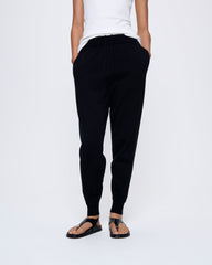 Womens DNA Knitted Track Pants—black