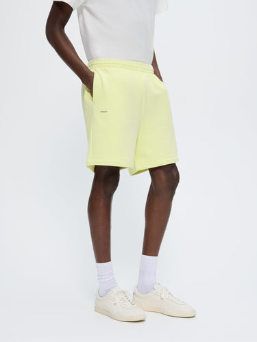 Mens 365 Midweight Mid Length Shorts—Soft Lime