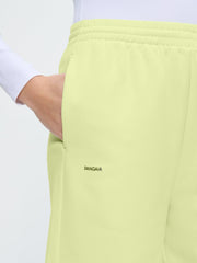 Womens 365 Midweight Mid Length Shorts—Soft Lime