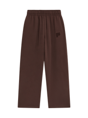 Womens Straight Leg Track Pants—Mahogany Brown