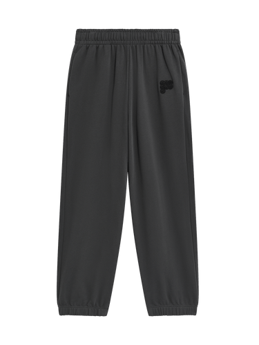 Mens Track Pants—Smoked Black