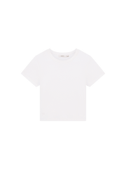 Womens Cropped T-Shirt—Off-White