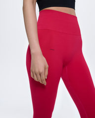 Womens 99% Bio-Based Compressive Leggings—Acai Pink
