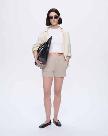 Womens Cropped T-Shirt—Off-White
