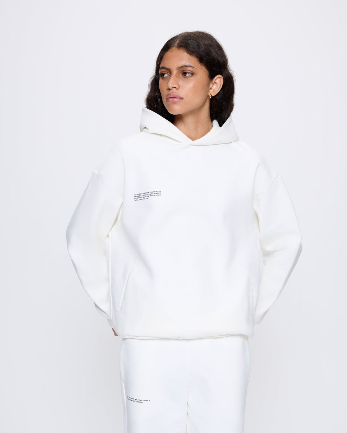 Womens 365 Heavyweight Hoodie—off-white