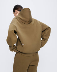 Womens 365 Heavyweight Hoodie—Soil Brown