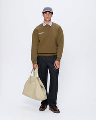 Mens 365 Heavyweight Sweatshirt—Soil Brown
