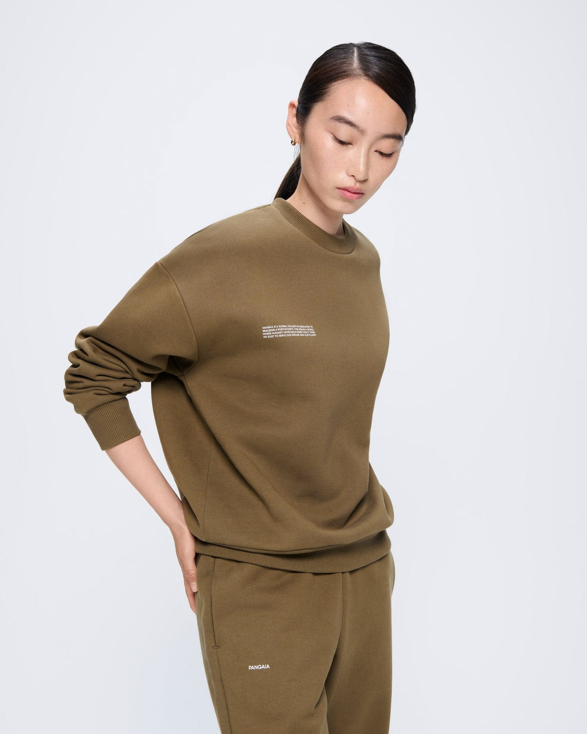 Womens 365 Heavyweight Sweatshirt—Soil Brown