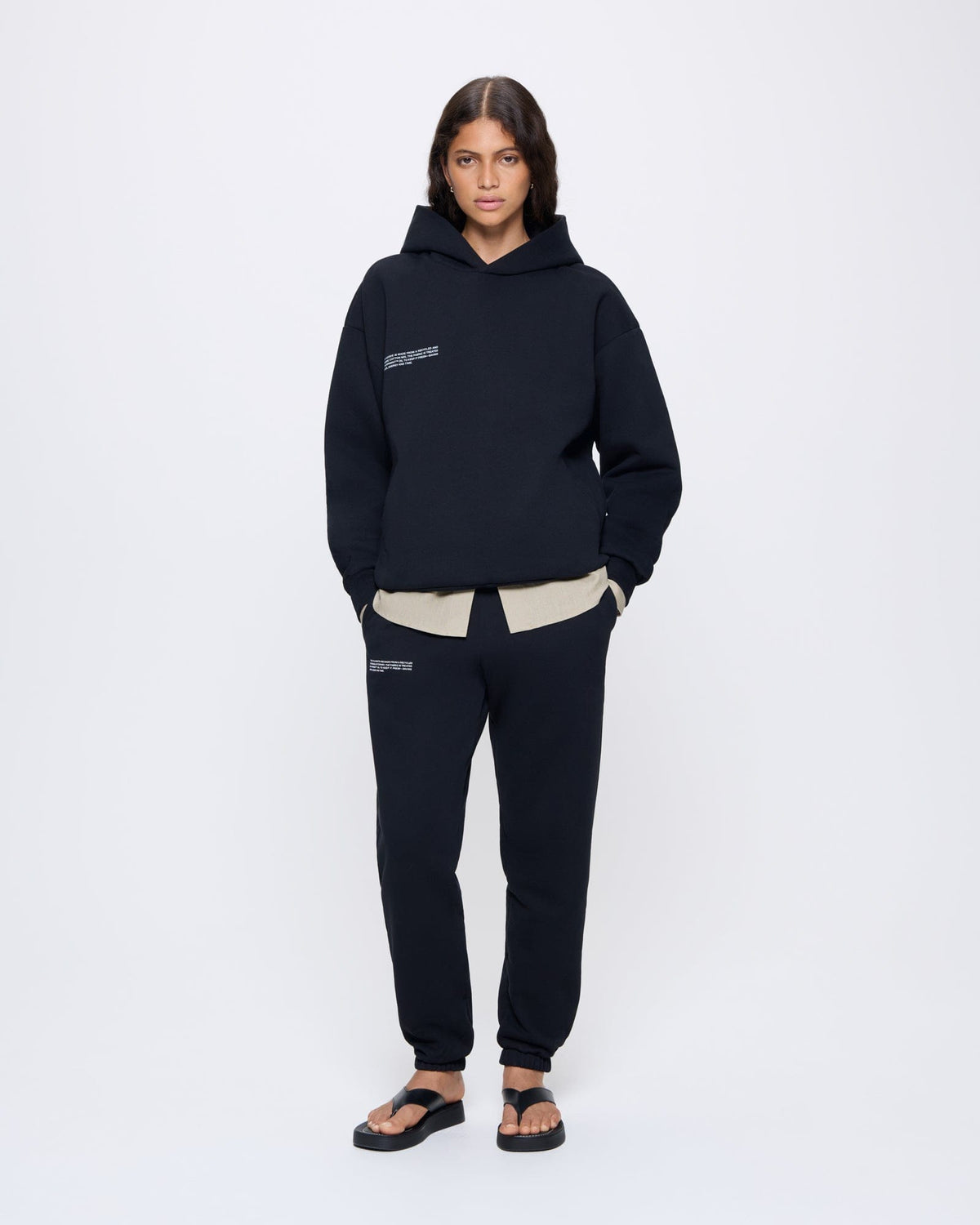 Womens 365 Heavyweight Track Pants—black
