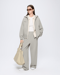 Womens 365 Heavyweight Straight Leg Track Pants—Stone