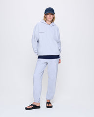 Womens 365 Midweight Hoodie—grey marl