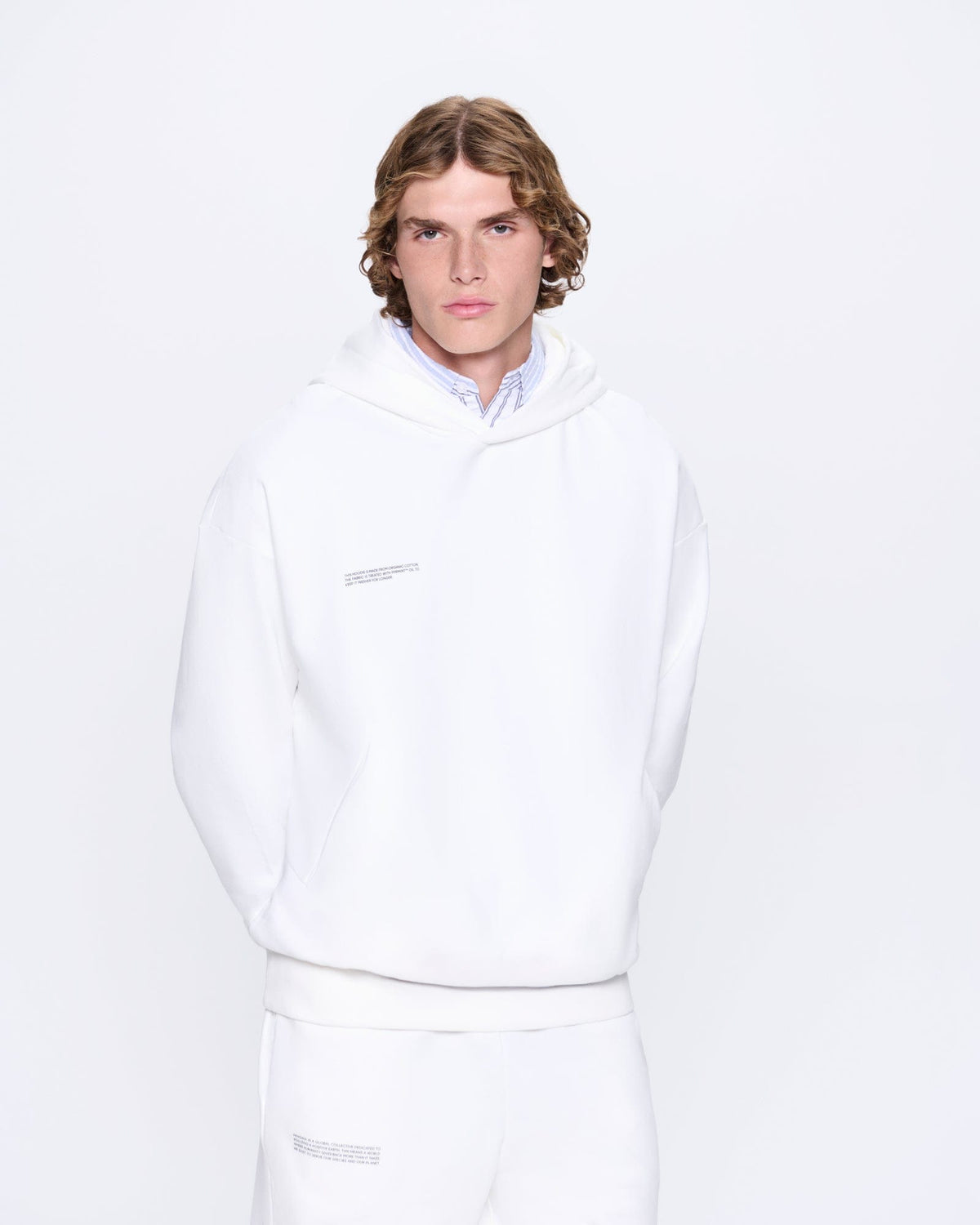 Mens 365 Midweight Hoodie—off-white
