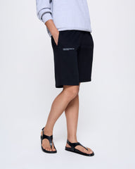 Womens 365 Midweight Long Shorts—black