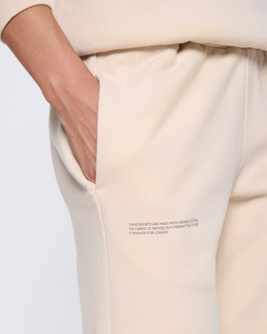 Womens 365 Midweight Long Shorts—sand