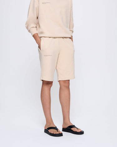 Womens 365 Midweight Long Shorts—sand
