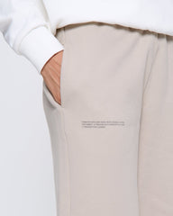 Womens 365 Midweight Long Shorts—stone