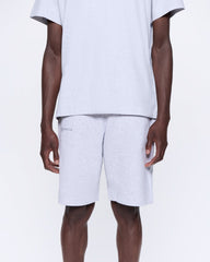 Mens 365 Midweight Long Shorts—grey marl