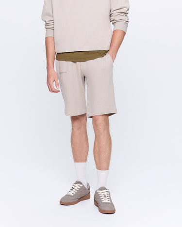Mens 365 Midweight Long Shorts—stone