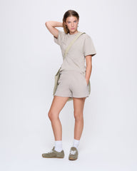 Womens 365 Midweight Shorts—stone
