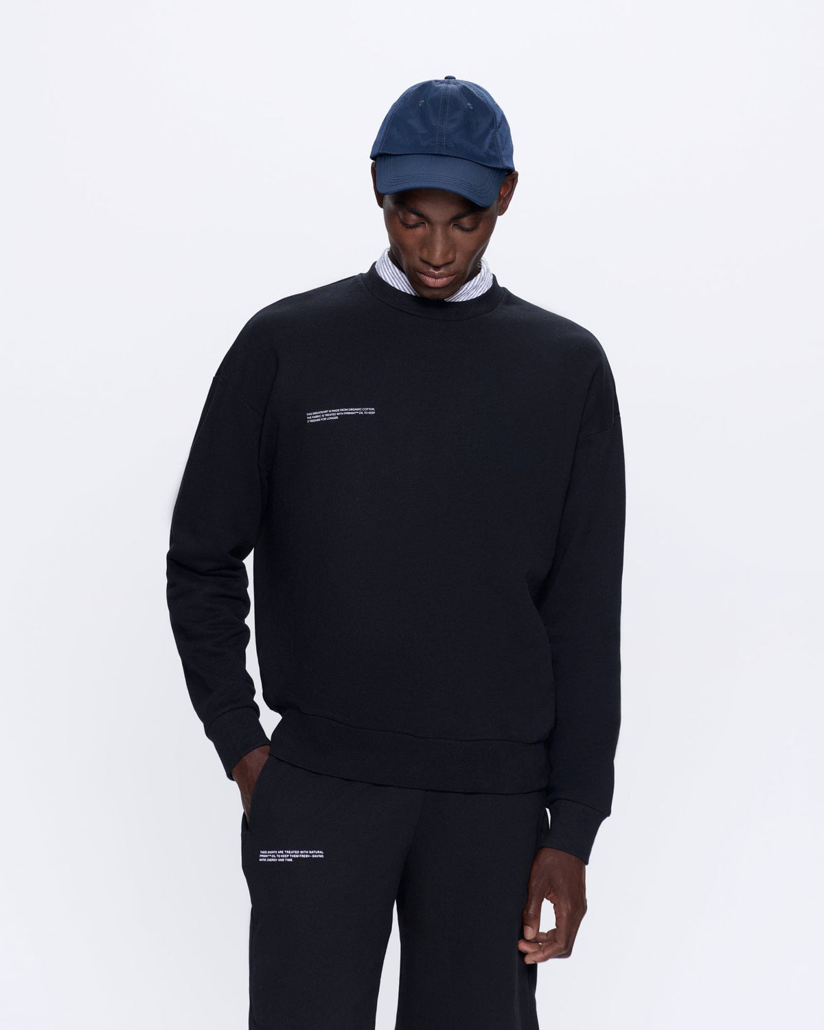 Mens 365 Midweight Sweatshirt—black