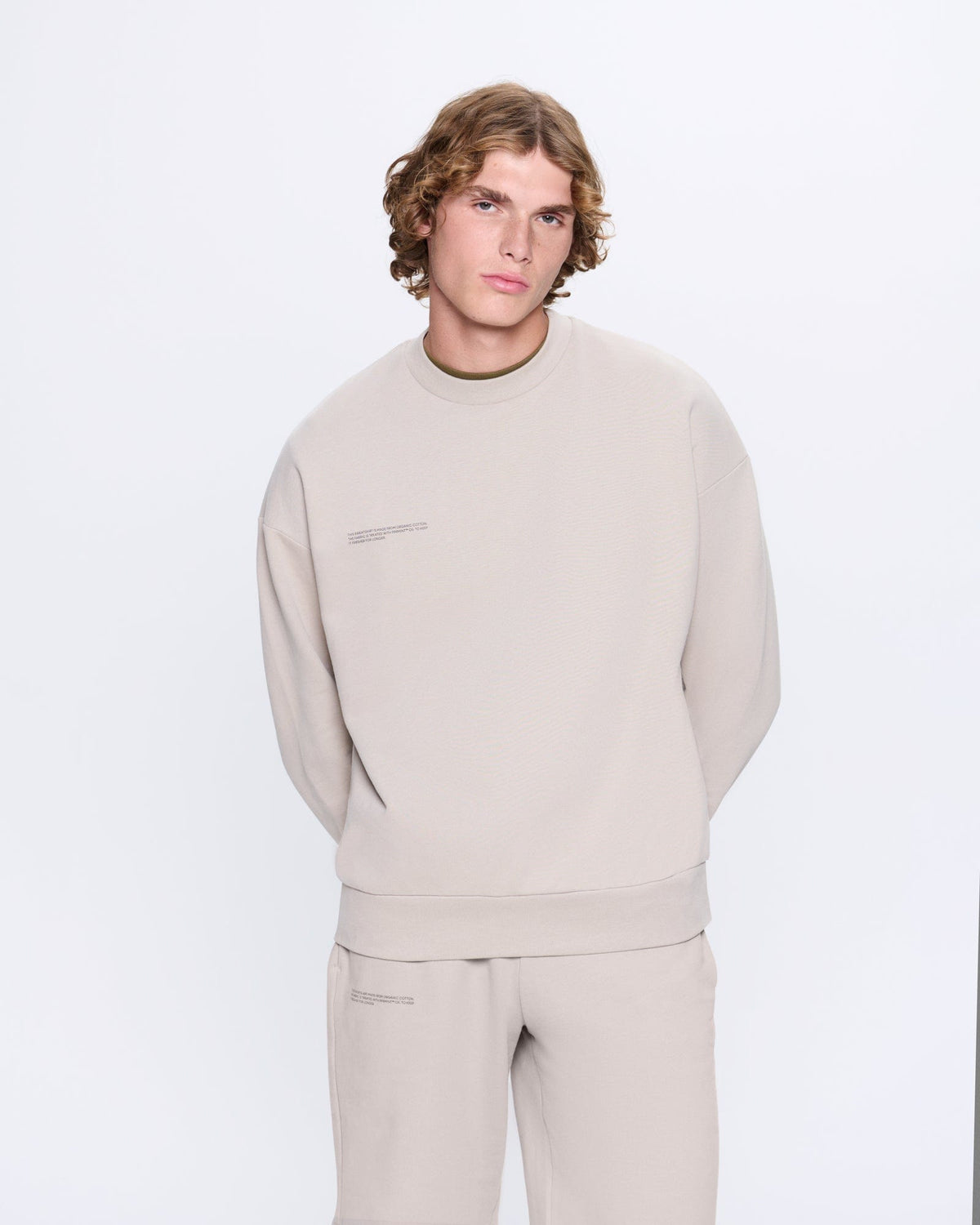 Mens 365 Midweight Sweatshirt—stone