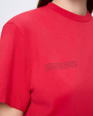 Womens 365 Midweight T-shirt—Goji red