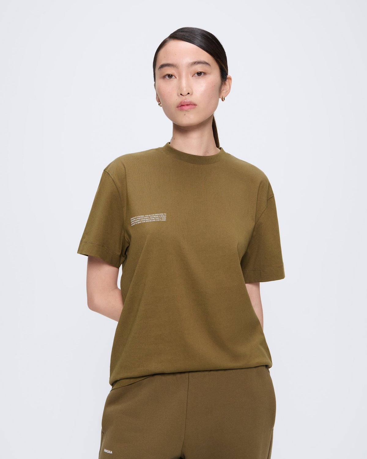 Womens 365 Midweight T-shirt—Soil Brown