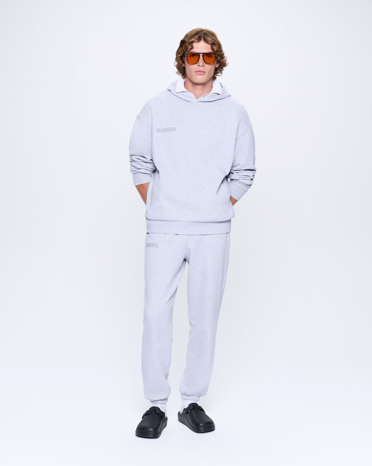 Mens 365 Midweight Track Pants—grey marl