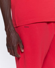 Mens 365 Midweight Track Pants—Goji red