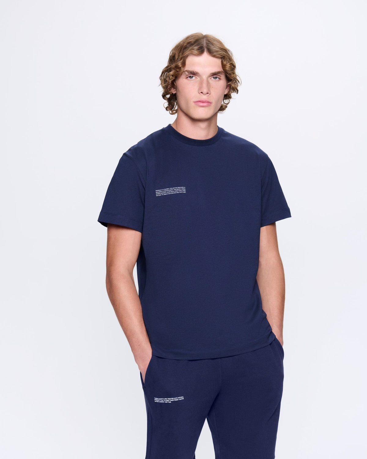 Mens 365 Midweight T-shirt—Navy
