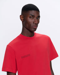 Mens 365 Midweight T-shirt—Goji red